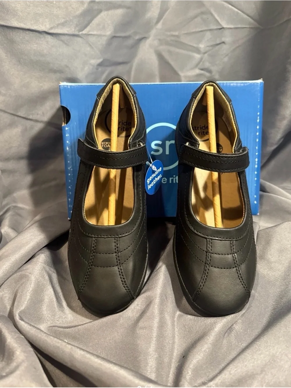 Stride Rite Black Mary Jane School Shoe